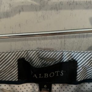 Talbots beige capri pants